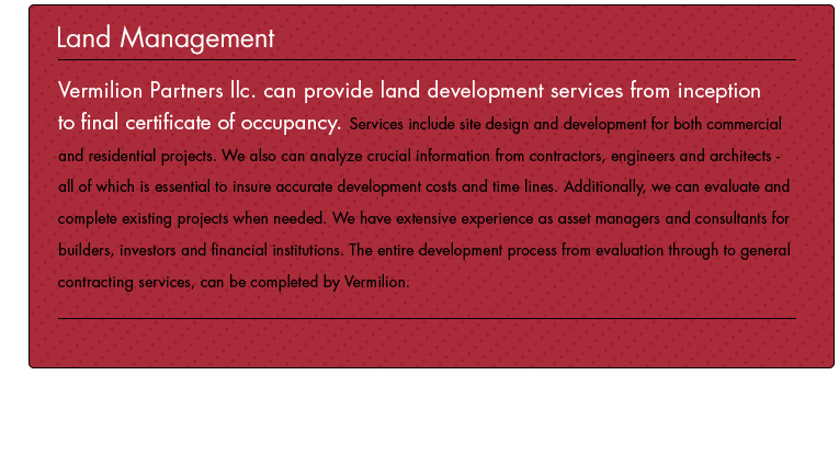land management